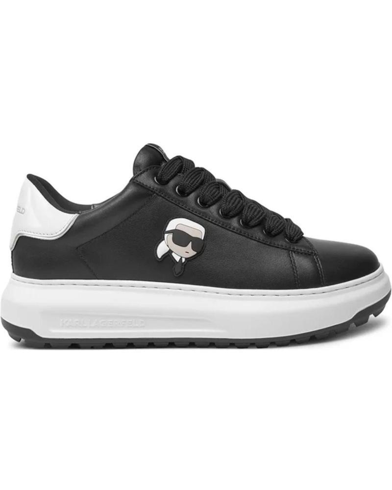 Deportivas de Hombre KARL LAGERFELD ZAPATILLAS KAPRI LUG KARL NFT LO LACE NEGRO