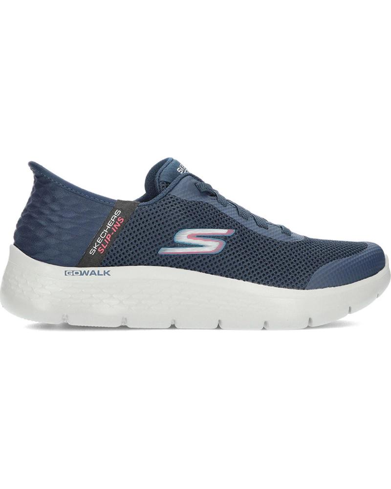 ZAPATILLAS SKECHERS GO WALK FLEX SLIP-IN AZUL