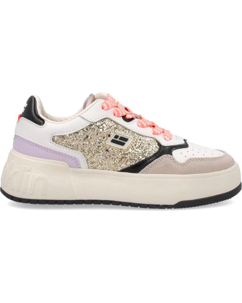 Sapatilhas de Mulher D FRANKLIN DEPORTIVO SNEAKER CORDONES MULTICOLOR DR FRANKLIN GOLD-MULTI