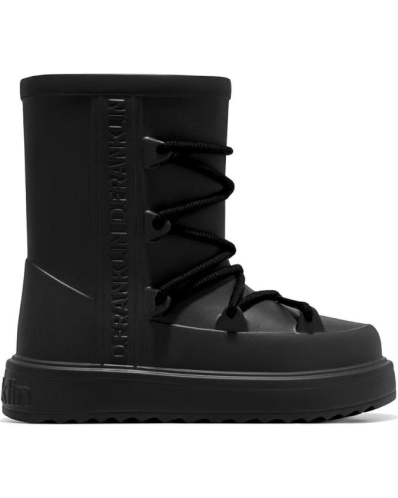 Botins de Mulher D FRANKLIN BOTINES PLANOS D FRANKLIN DFSH381001 MUJER NEGRO