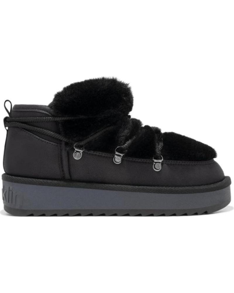 BOTINES PLANOS D. FRANKLIN NORDIC TRK FUR LOW NEGROS DFSH370011 NEGRO