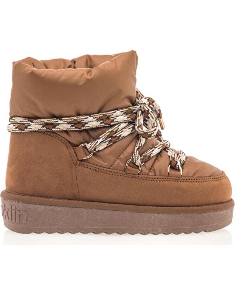 Botines de Mujer D FRANKLIN BOTINES PLANOS D FRANKLIN DFSH375003 MUJER CUERO MARRóN