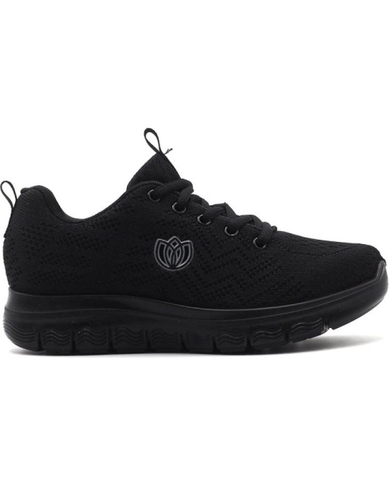 Sapatilhas de Mulher LAURA AZAÑA LA24503ST PISO N NEGRO