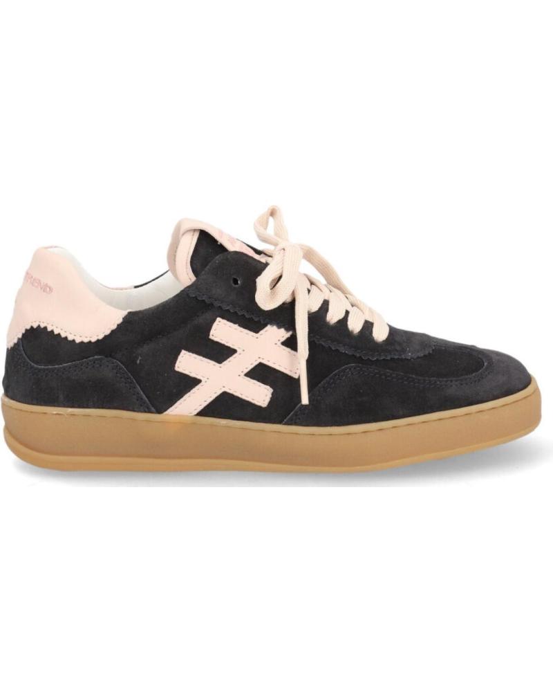 Sapatilhas de Mulher ANOTHER TREND DEPORTIVO CORDONES OFF BLACK