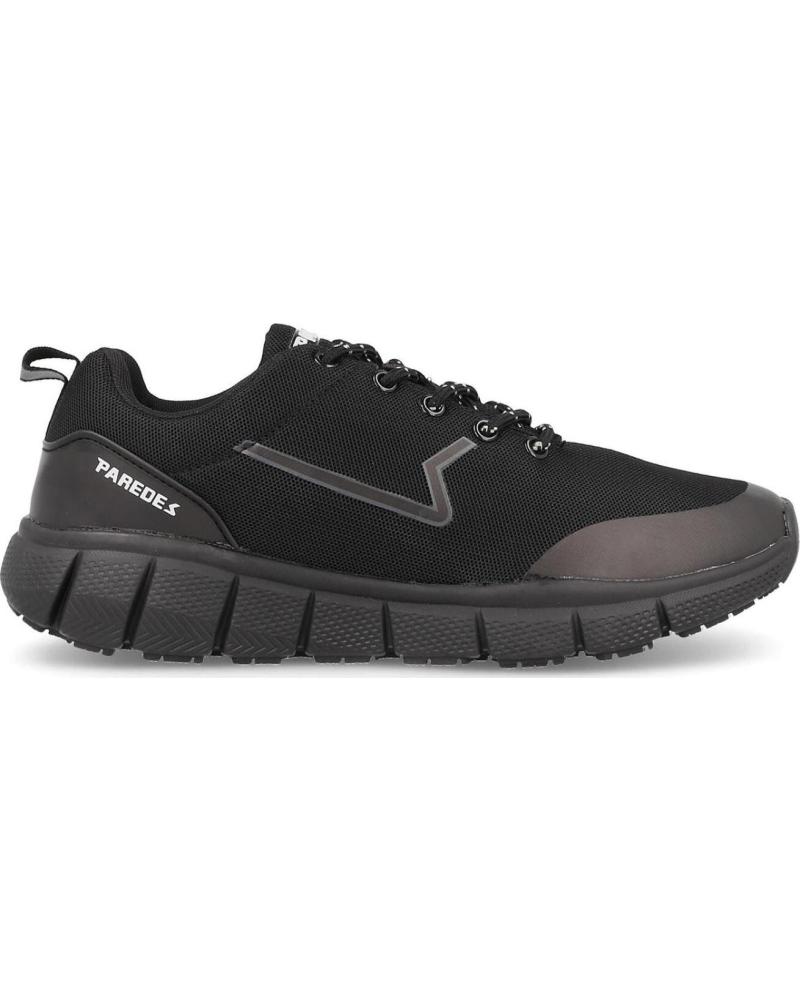 ZAPATILLAS PAREDES IDAHO NEGRAS TRANSPIRABLES PARA TRABAJO NEGRO NEGRO