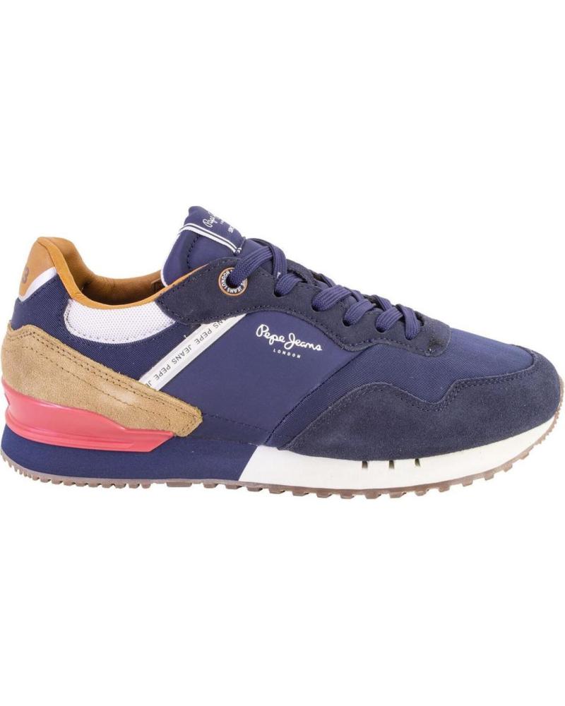 Deportivas de Hombre PEPE JEANS PMS40018 ZAPATILLAS CASUAL DE HOMBRE AZUL MARINO