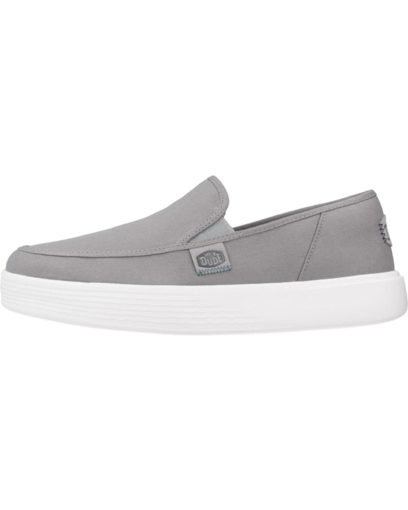 Deportivas de Hombre HEY DUDE ZAPATILLAS HOMBRE MODELO SUNAPEE M CANVAS COLOR GRIS ATMFWHT