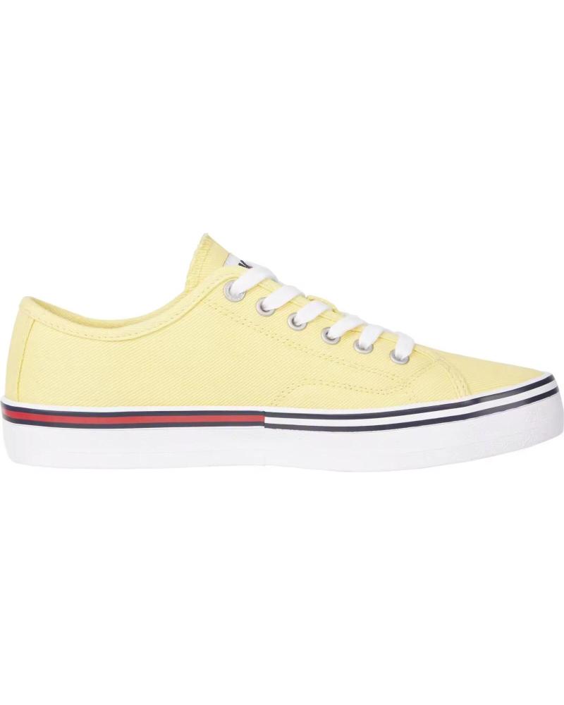 Deportivas de Mujer TOMMY JEANS ZAPATILLAS LONA ESSENTIALS LOW AMARILLO