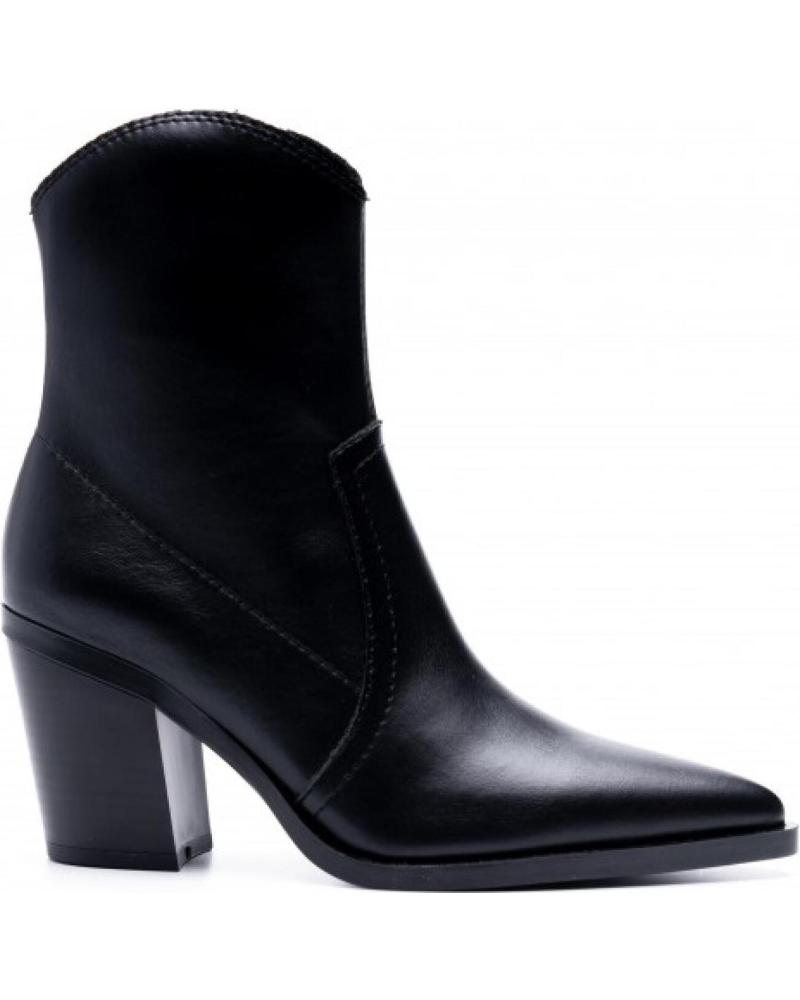 Botines de Mujer CORINA BOTIN COM SALTO CUADRADO PRETO