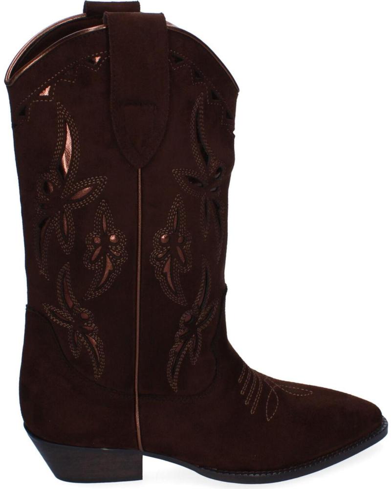 Botas de Mulher PUNTOSALAO BOTAS ESTILO CAMPERO DE TACON BAJO MATERIAL ELASTICO PARA MU VARIOS COLORES