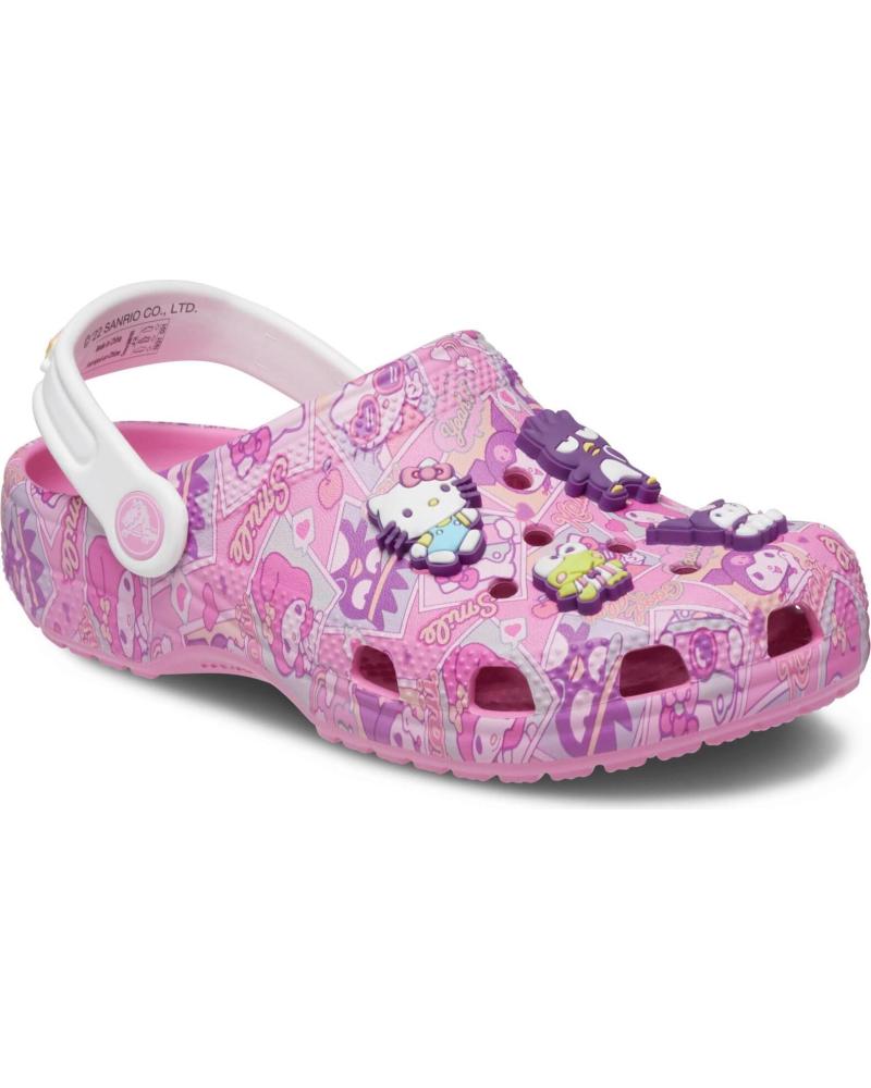 Zuecos de Niña CROCS HELLO KITTY AND FRIENDS ROSA