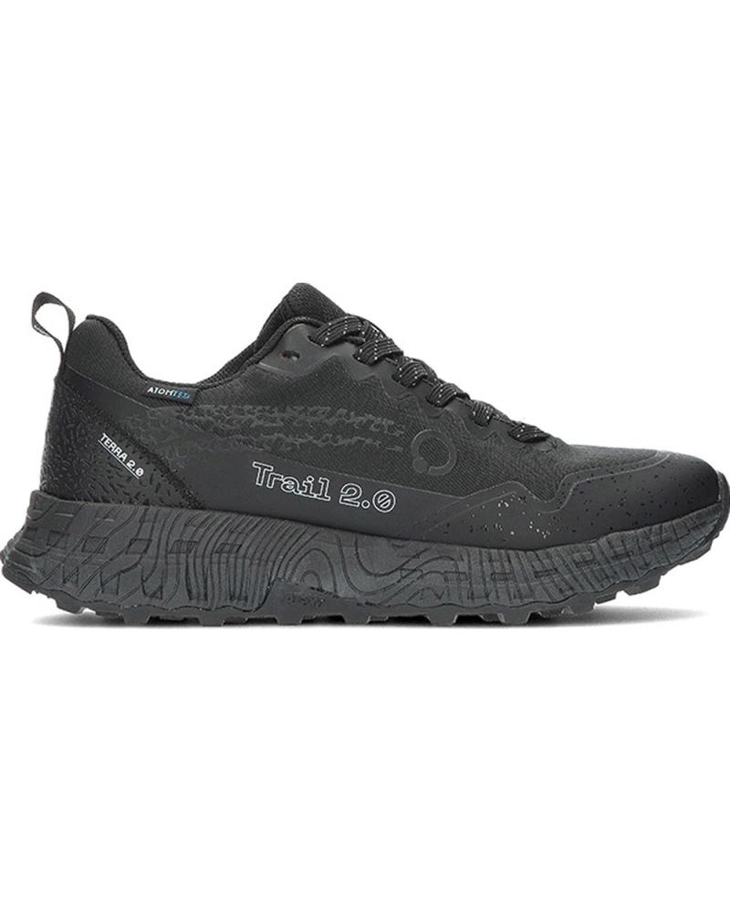 FLUCHOS ATOM AT175 TERRA BLACK ZAPATILLAS RUNNING NEGRAS BLACK