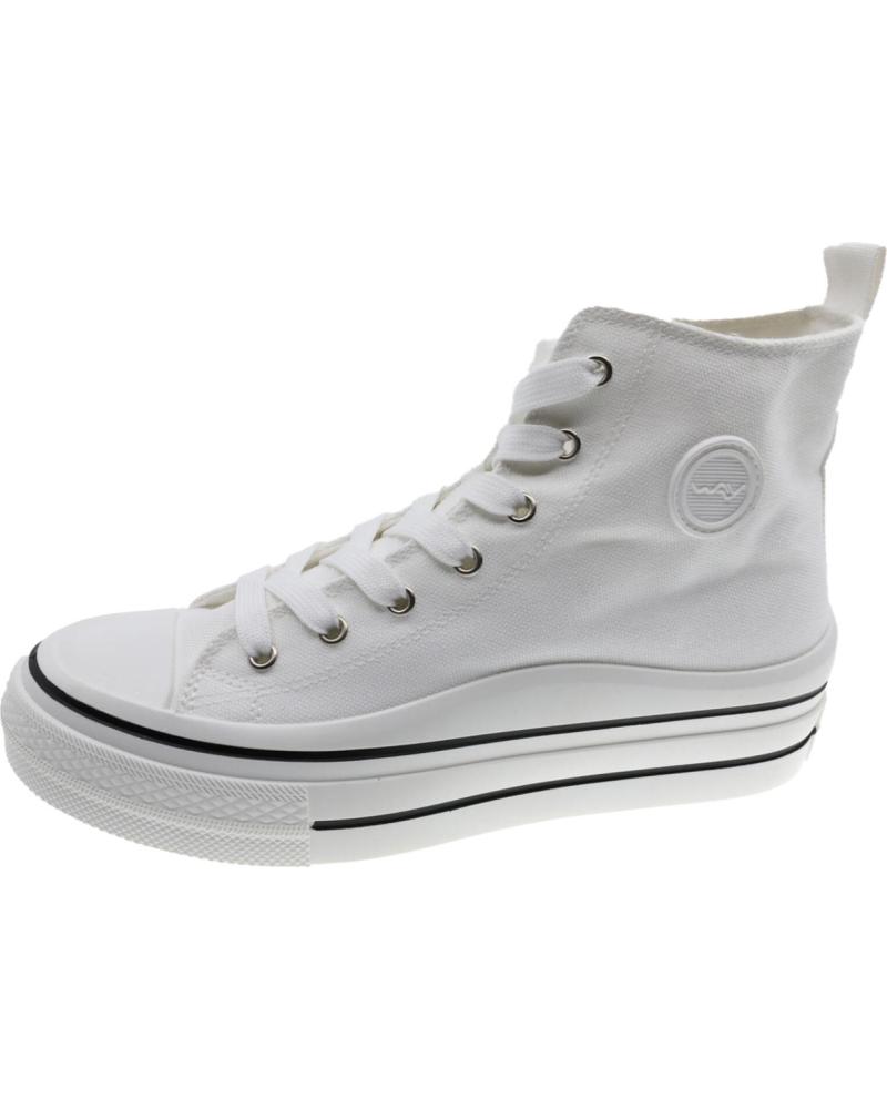 Deportivas de Mujer BEPPI BOTA LONA WHITE