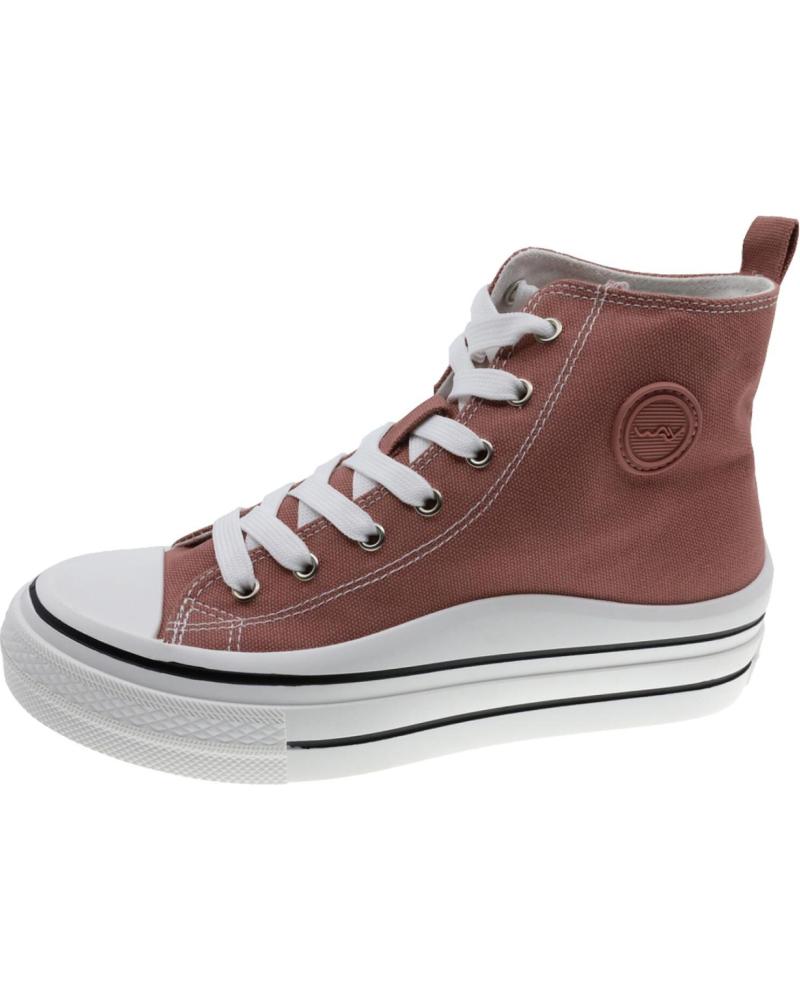 Deportivas de Mujer BEPPI BOTA LONA DARK ROSE