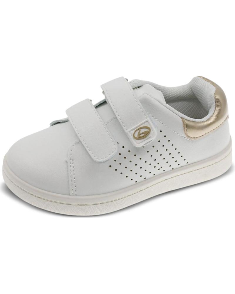 Deportivas de Niña BEPPI SAPATO CASUAL WHITE - GOLD