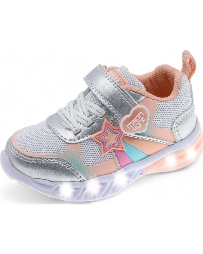 Deportivas de Niña BEPPI SAPATO COM LUZES SILVER