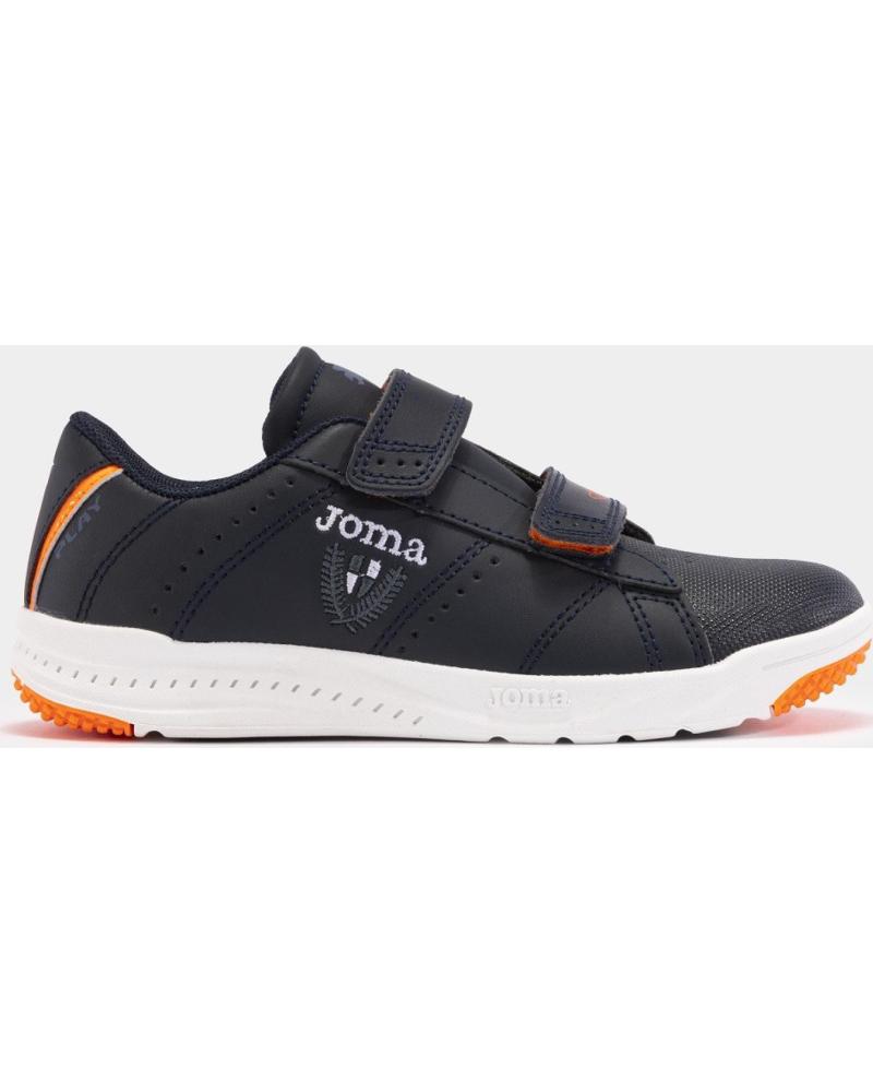 ZAPATILLAS JOMA PLAY JR 2453V MARINO NARANJA AZUL MARINO