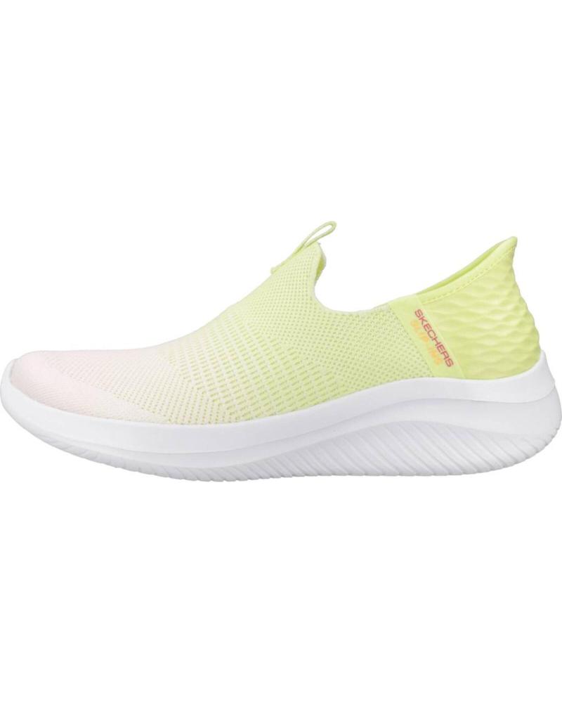 Deportivas de Mujer SKECHERS ZAPATILLAS MUJER MODELO SLIP INS ULTRA FLEX 3 0 COLOR AMARIL YLPK