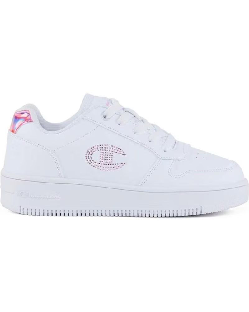 Champion RD18 Platform Glitter G Gs Blanco