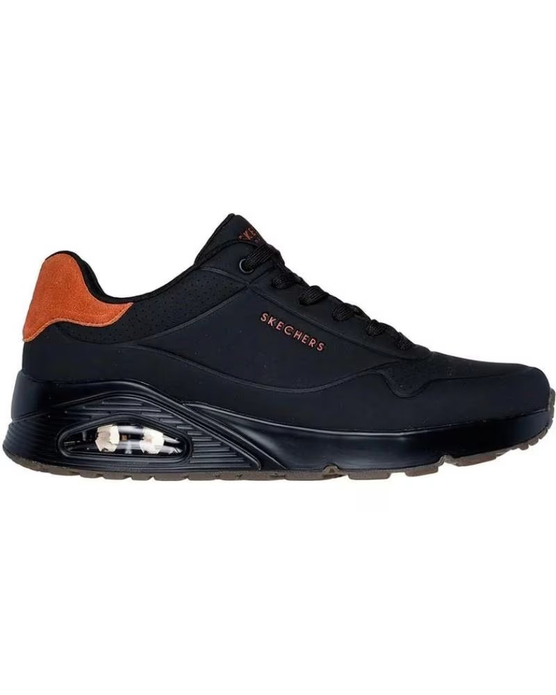Skechers Uno Suited On Air 183004-BBK Negro Negro
