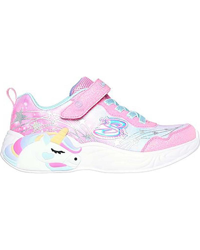 Deportivas de Niña SKECHERS 302299L UNICORN DREAMS - WISHFUL MAGI NINA ROSA