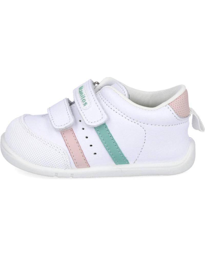 Deportivas de Niña TITANITOS B500-AMANCIO CALZADO RESPETUOSO INFANTIL BLANCO-ROSA