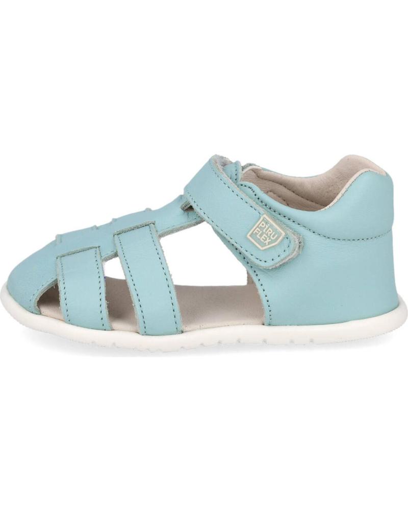 Sandalias de Niño L&R SHOES LR SHOES PF306PIELV CALZADO RESPETUOSO INFANTIL AGUAMARINA
