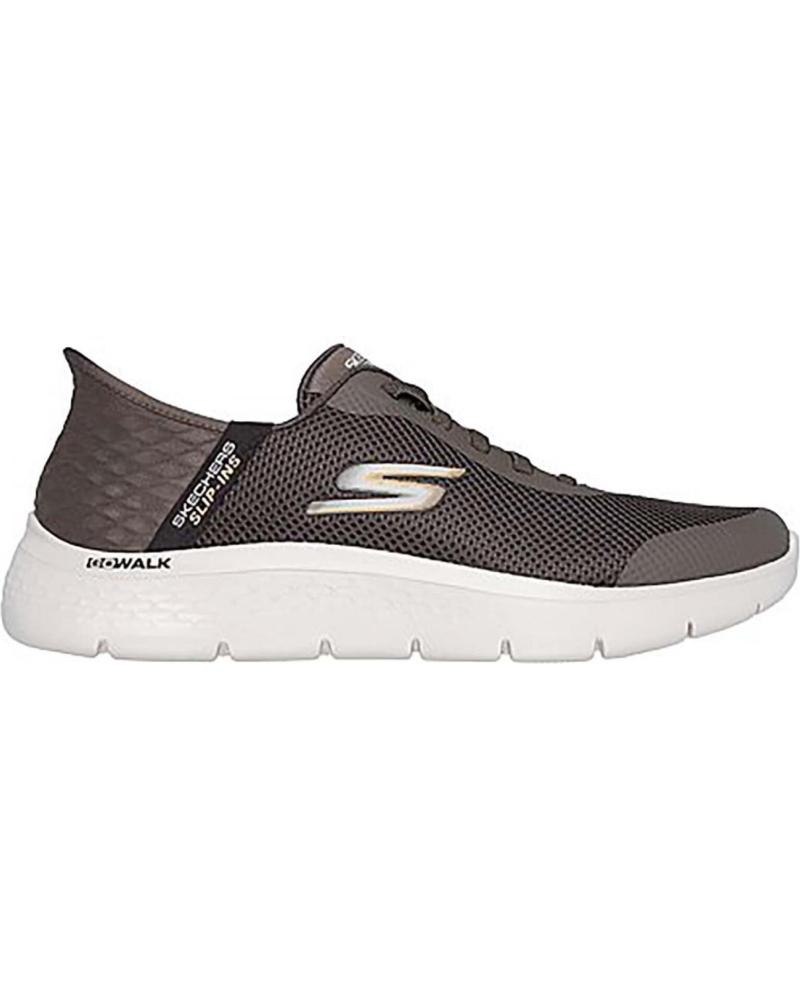 Deportivas de Hombre SKECHERS 216324 GO WALK FLEX - HANDS UP HOMBRE MARRON