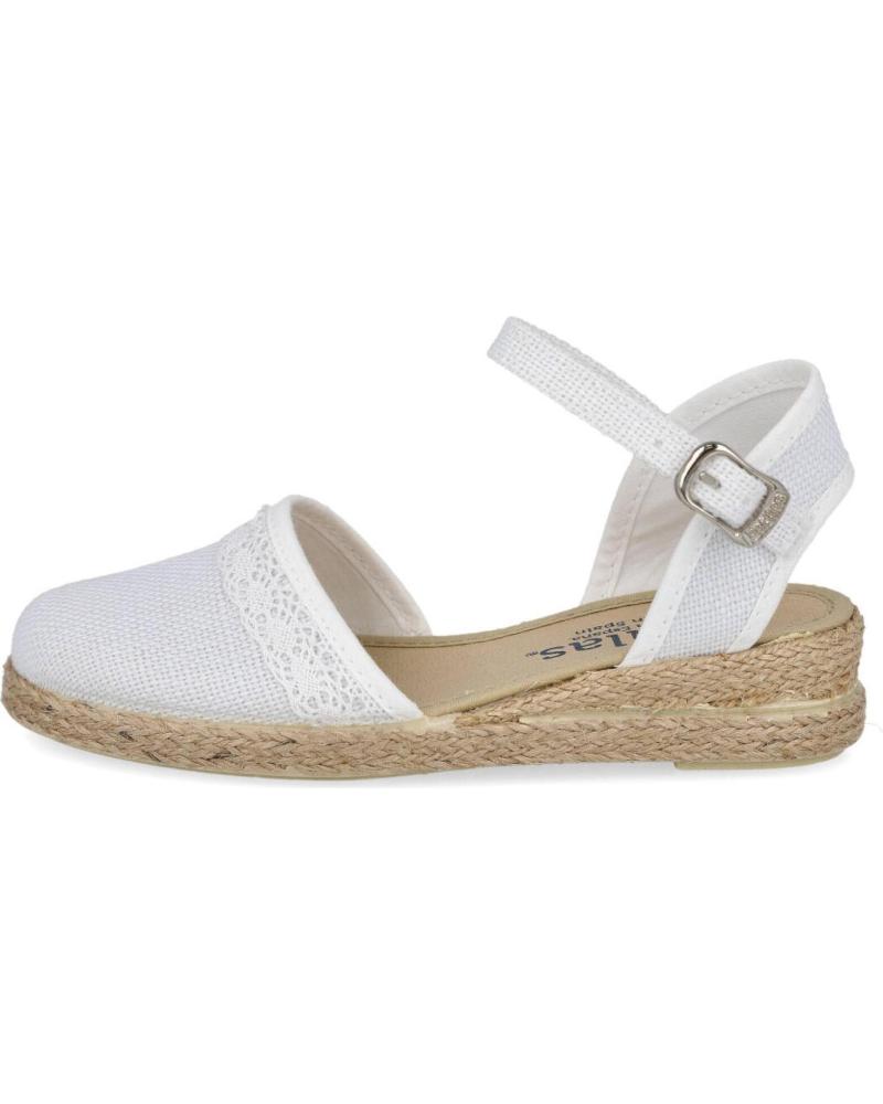 Sandálias de Menina BATILAS 203-031-26 ALPARGATAS DE ESPARTO PARA NINA BLANCO