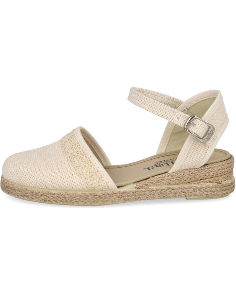 Sandalias de Niña BATILAS 203-031-26 ALPARGATAS DE ESPARTO PARA NINA BEIGE