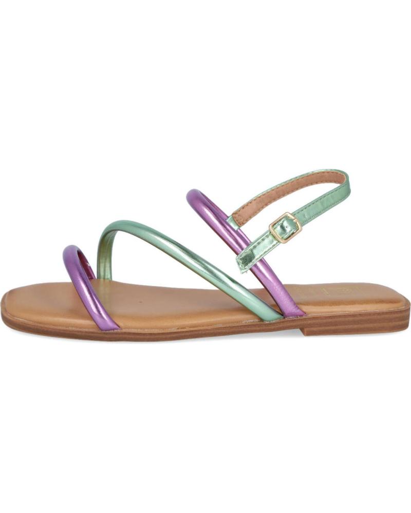 Sandalias de Mujer BUBBLE BOBBLE M2347 SANDALIAS PLANAS DE TIRAS PARA MUJER ORO