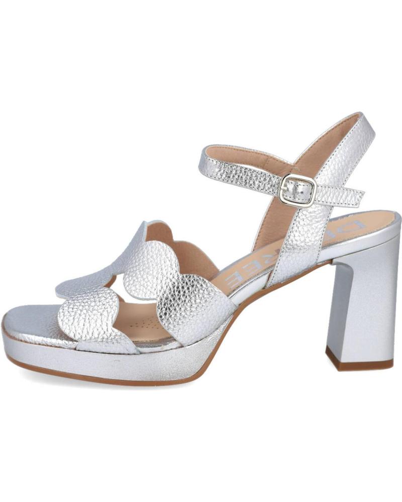 Sandalias de Mujer DESIREÉ DESIREE JUDIT7 SANDALIAS PIEL TACON MUJER PLATA