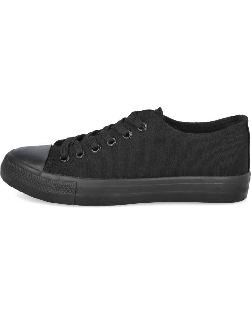 Deportivas de Mujer L&R SHOES LR SHOES 888-1 ZAPATILLAS DE LONA PARA MUJER NEGRO