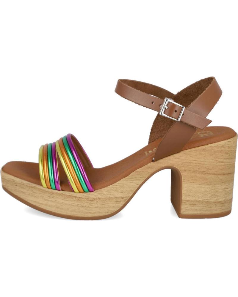 Sandalias de Mujer OH MY SANDALS 5392 SANDALIAS DE TACON ALTO MUJER ROBLE COMBINADO