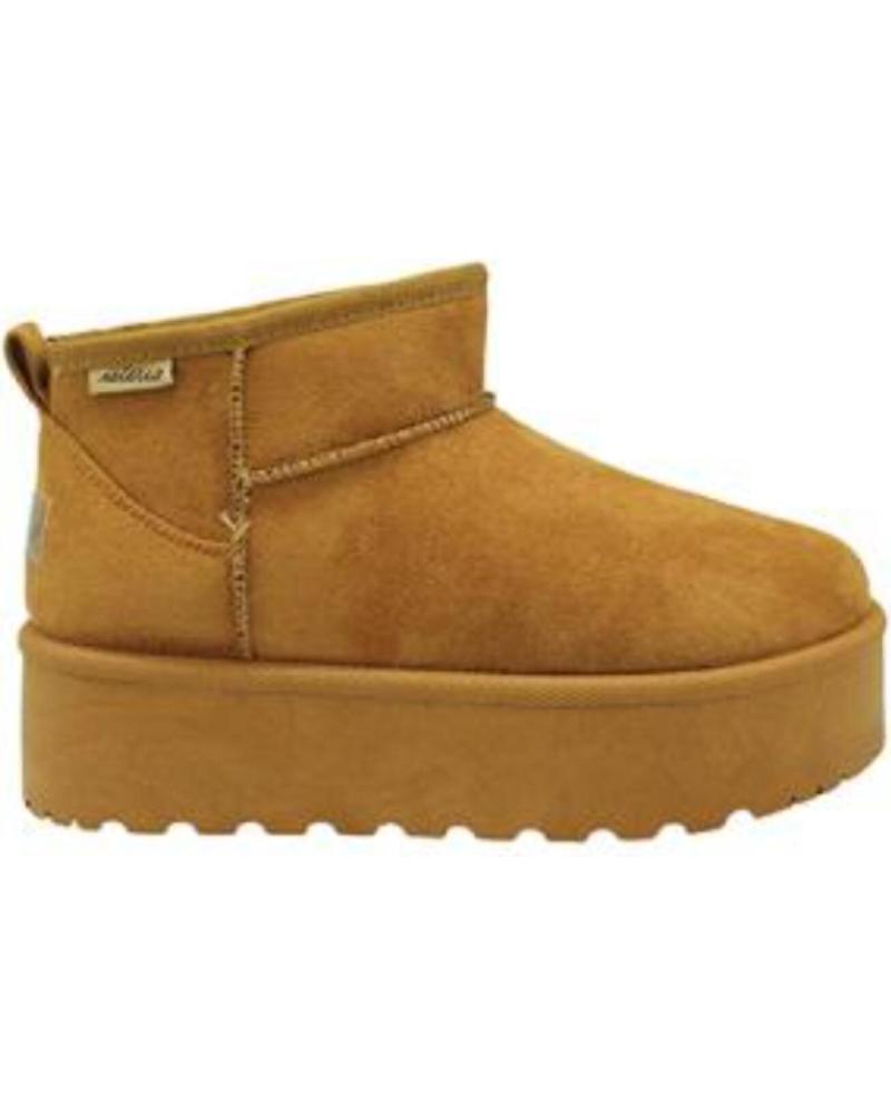 Botas de Mujer ISTERIA BOTIN PLATAFORMA PARA MUJER 24296 COLOR CUERO