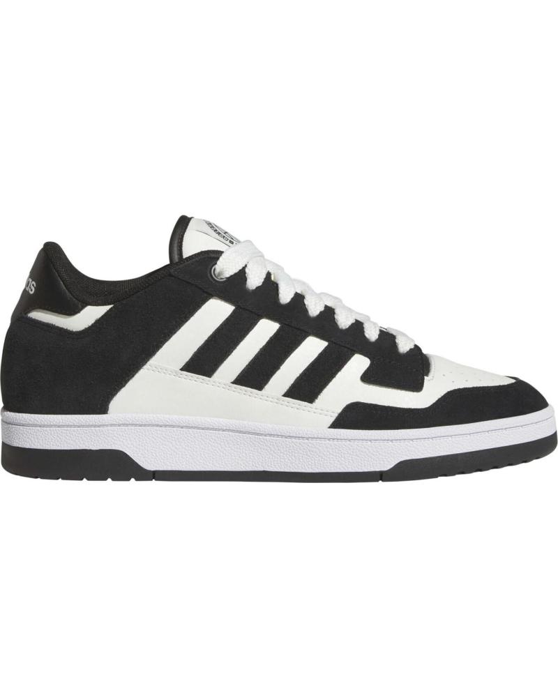 ZAPATILLAS ADIDAS RAPID COURT LOW HOMBRE NEGRO-BEIGE CBLACK-CLOWHI-FTWWHT