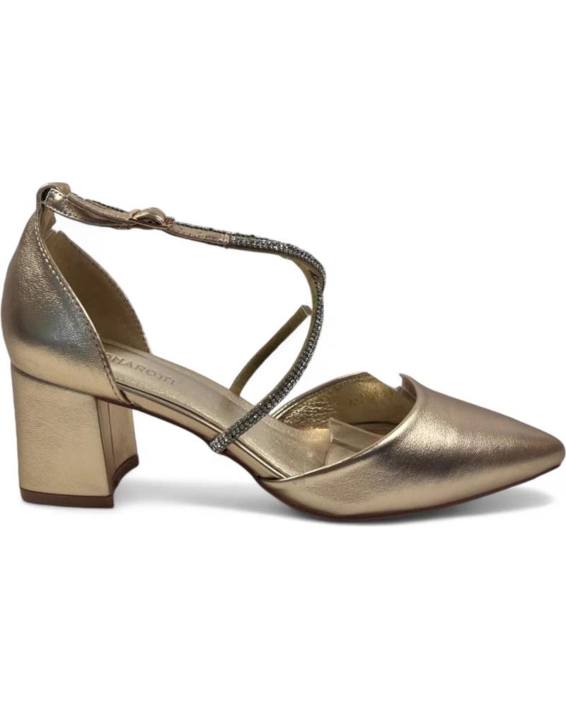 Sandalias de Mujer TIMBOS SANDALIA TACON FIESTA MUJER ORO 130615 AMARILLO