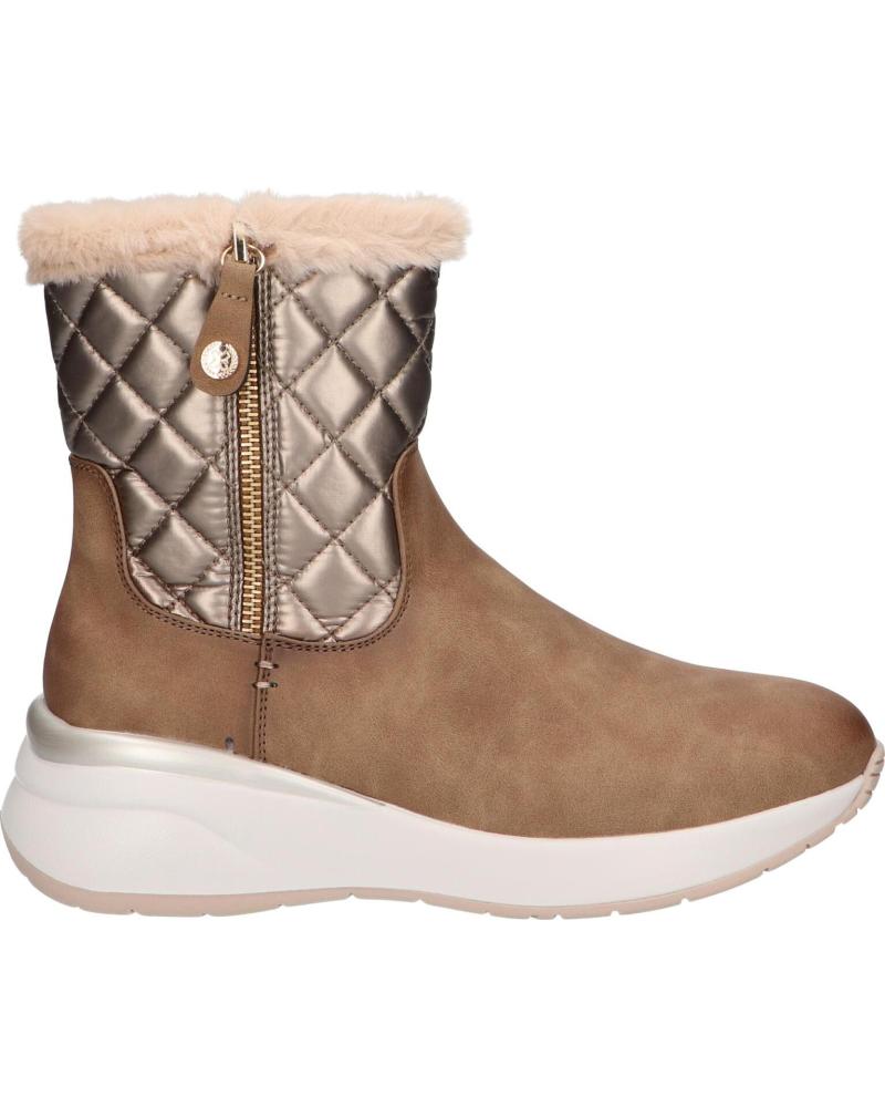 Botines de Mujer XTI BOTINES PLANOS 143364 MUJER TAUPE MARRóN