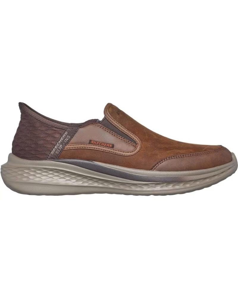 Skechers Sneakers Modelo 205237 en Cuero Marrón Marrón – imagen 2