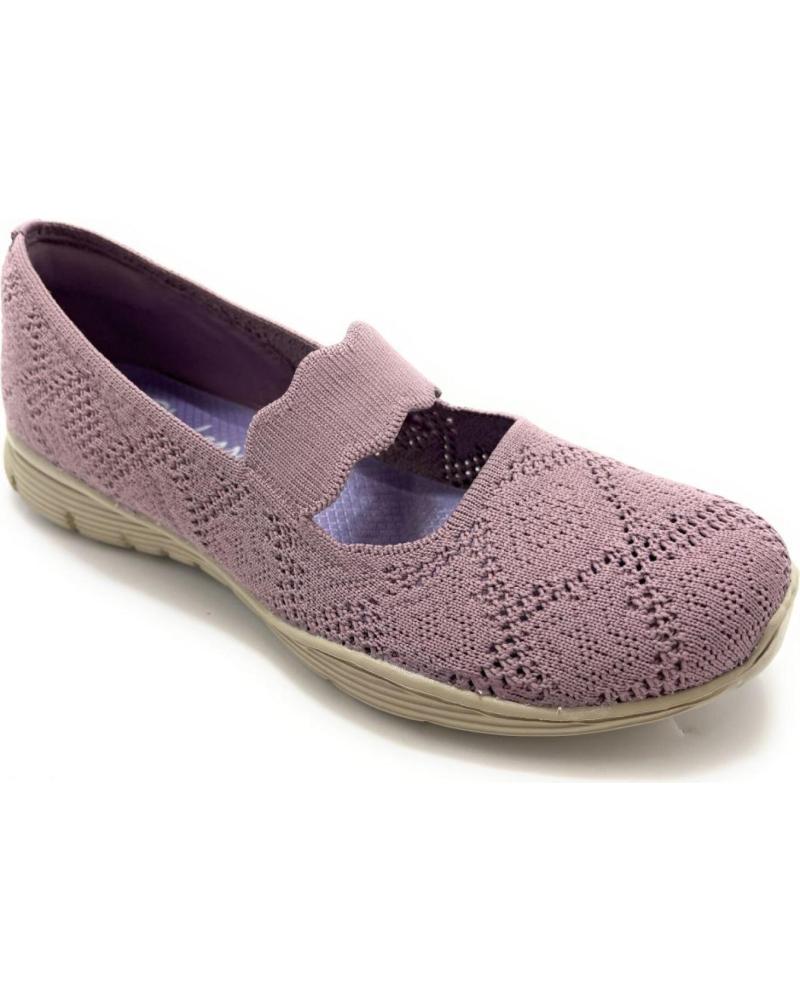 Bailarinas de Mujer SKECHERS MERCEDITAS MUJER SEAGER-CASUAL PARTY VARIOS 158110 MALVA