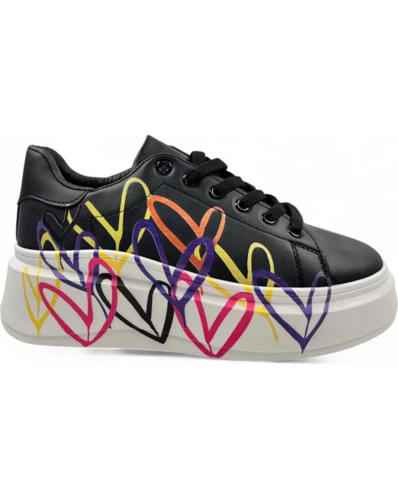 Deportivas de Mujer TIMBOS DEPORTIVA PLATAFORMA DE MUJER 130632 NEGRO