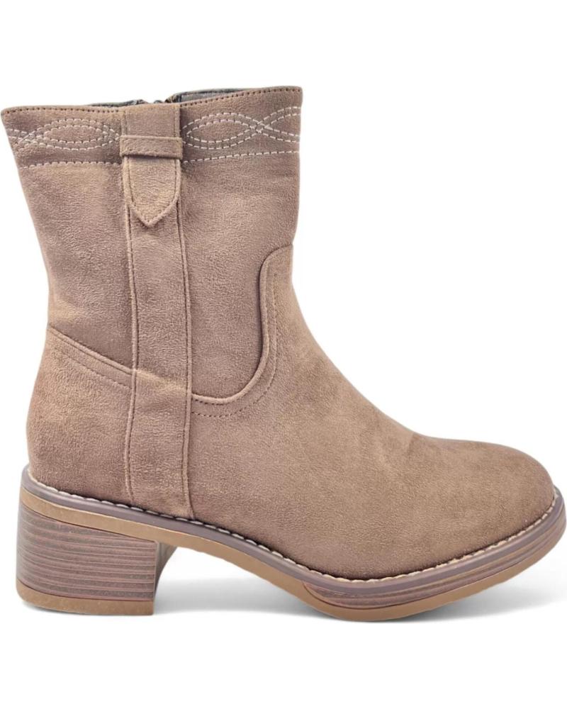 Botines de Mujer TIMBOS BOTIN TACON DE MUJER TAUPE 130623 VERDE