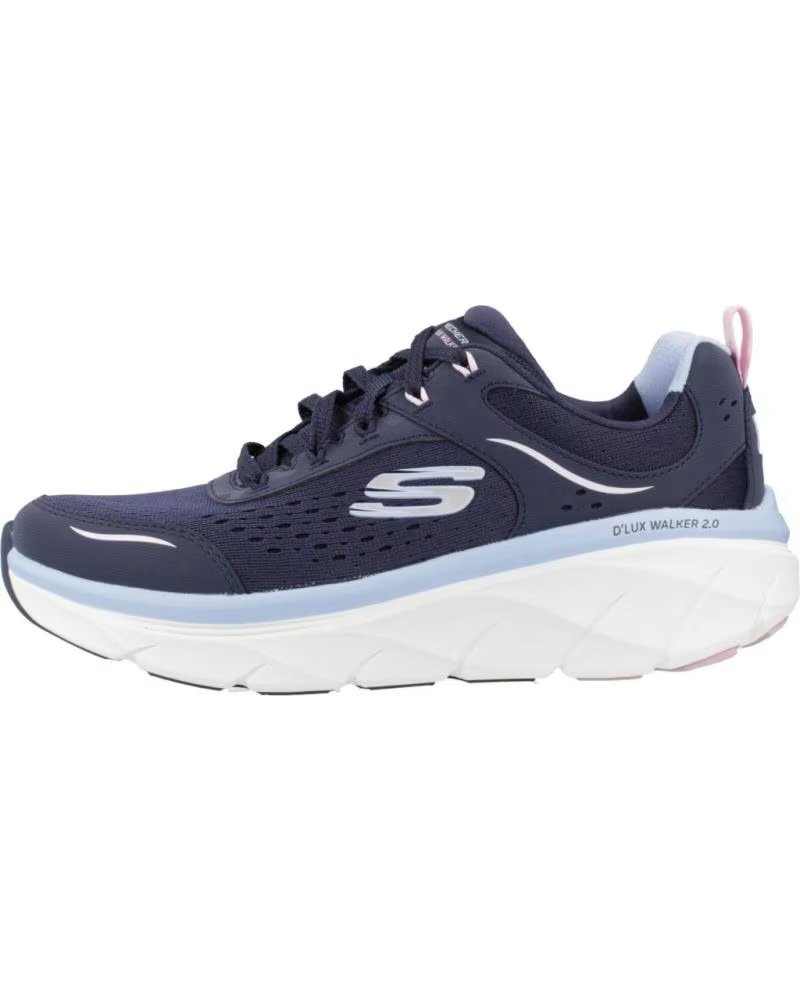 Skechers Zapatillas Mujer Modelo Dlux Walker 2 0 Color Azul Nvpk