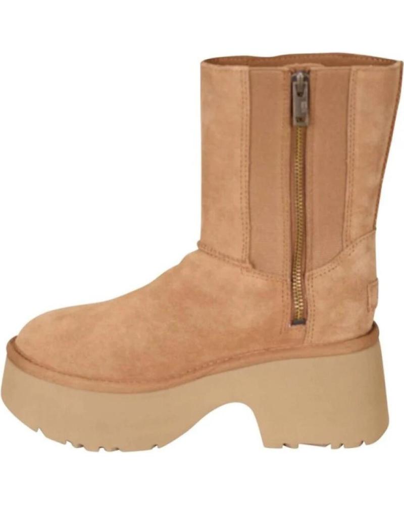 BOTAS UGG W CLASSIC TWIN SEAM PARA MUJER - PLATAFORMA BEIGE MARRóN
