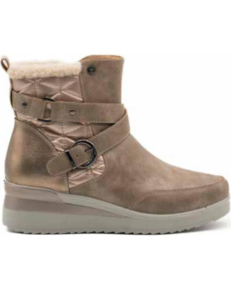 Botas de Mulher MYSOFT BOTIN CUNA PARA MUJER 24M575 COLOR TAUPE