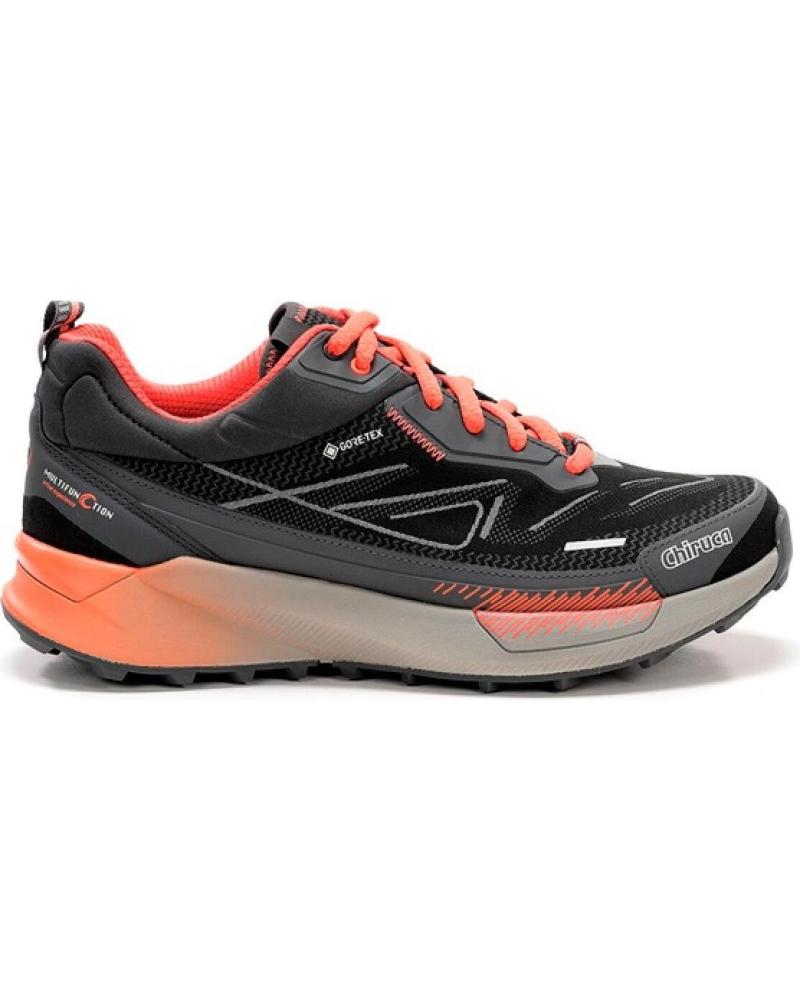 ZAPATILLAS TREKKING CHIRUCA SUCRE LADY GORE-TEX GRIS/NARANJA GRIS