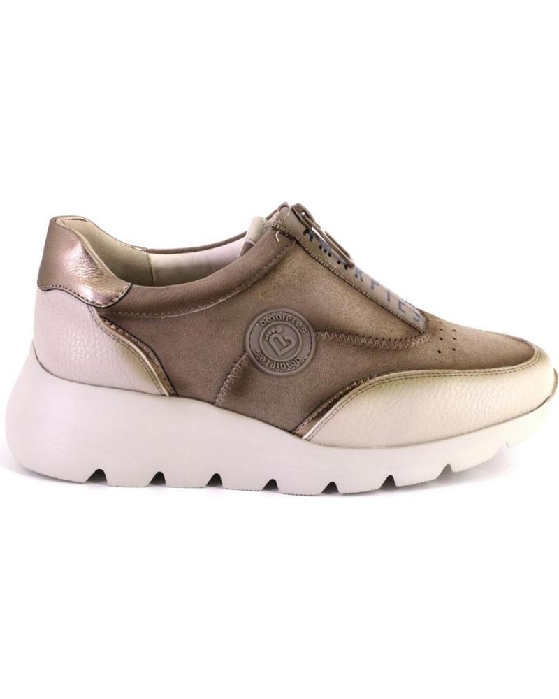 Deportivas de Mujer AMARPIES 27096 ZAPATILLAS CASUAL DE MUJER CREMA