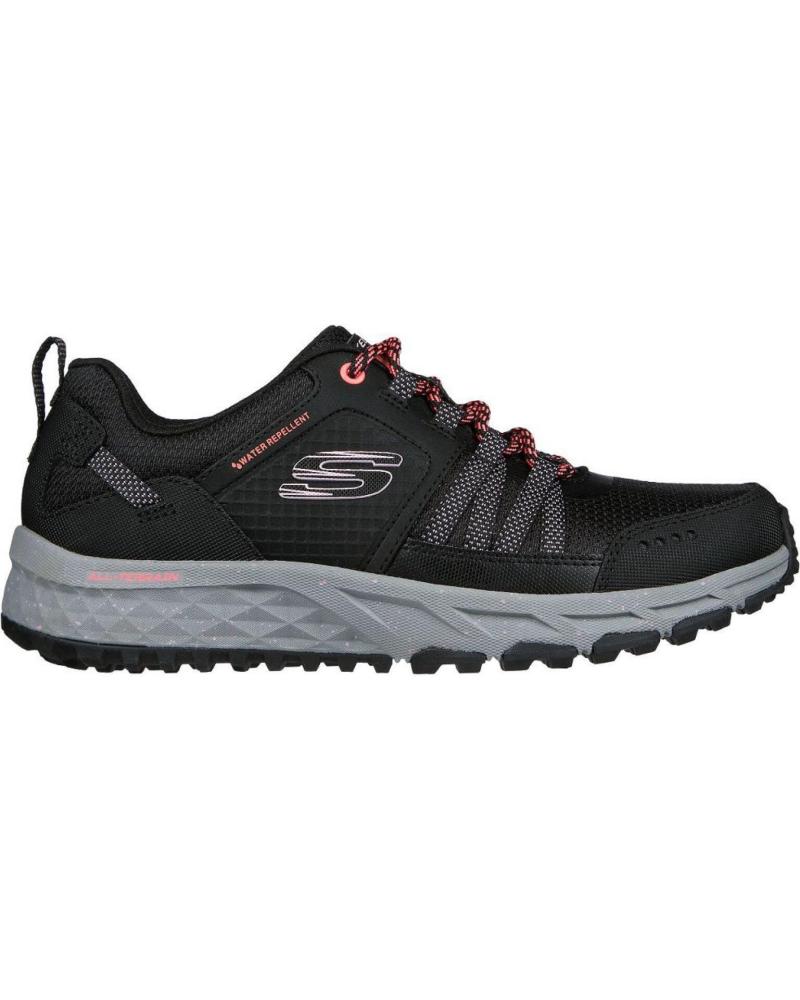 Deportivas de Mujer SKECHERS 180061 TREKKING DE MUJER NEGRO
