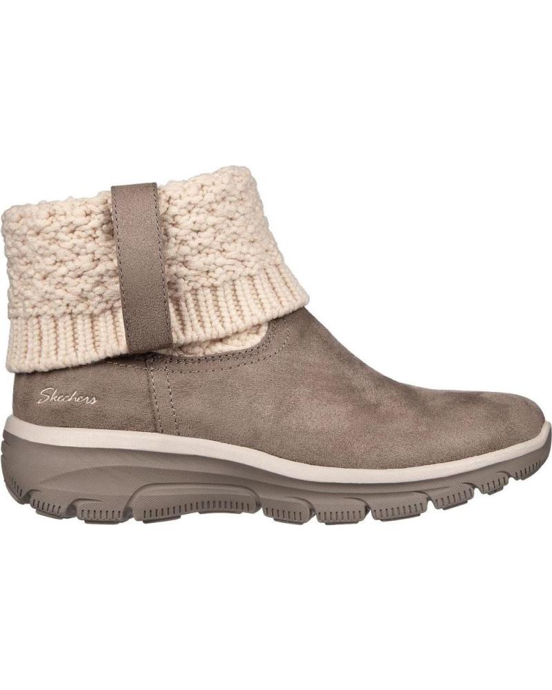 Botines de Mujer SKECHERS 167401 BOTAS DE MUJER TAUPE