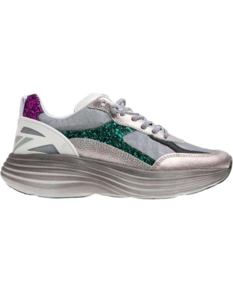 Sapatilhas de Mulher CETTI ZAPATILLAS CASUAL PLATA METAL PLATA